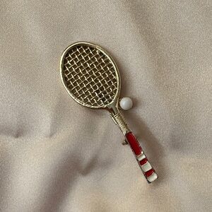 Gerry’s Tennis Racket Pendant/Brooch 🎾⭐️